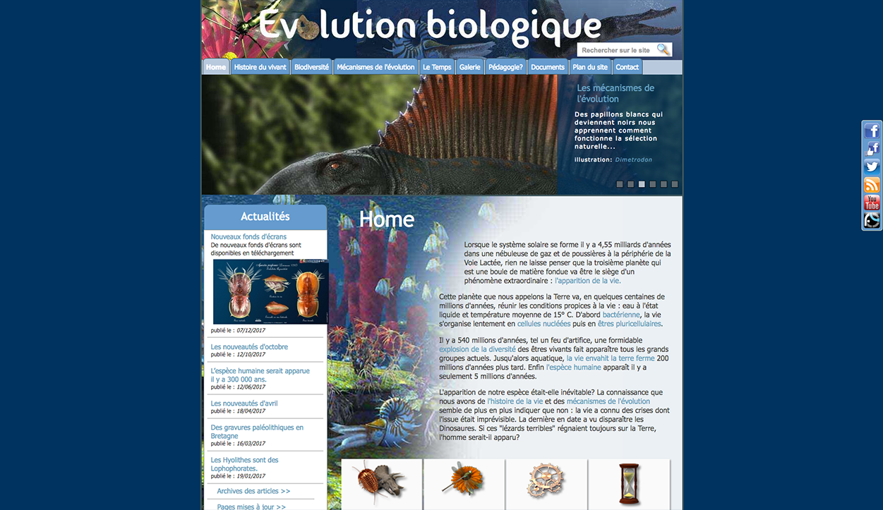 Cmsms Showcase Evolution Biologique Welovecmsms